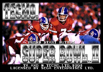 Tecmo Super Bowl II - Special Edition (Japan) screen shot title